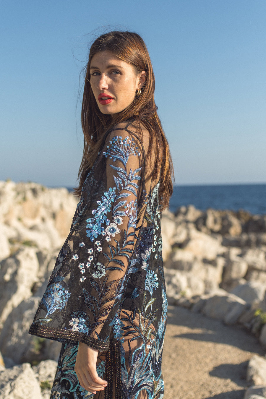 Basima Sequin Caftan