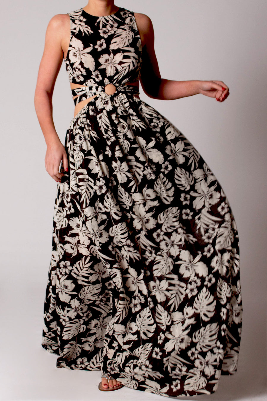 Idris Gauze Maxi Dress Miguelina