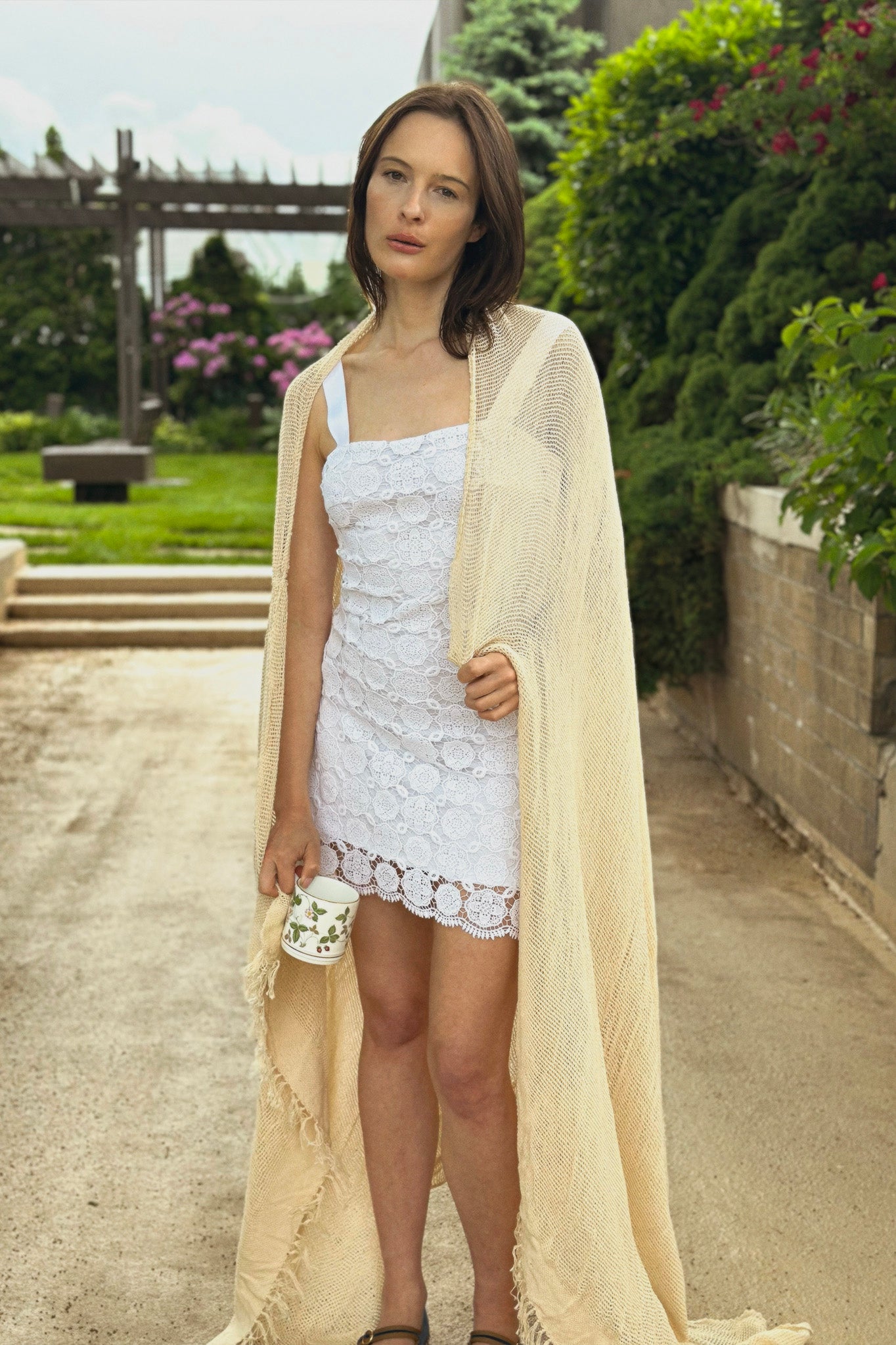Kira Doily Lace Mini Dress