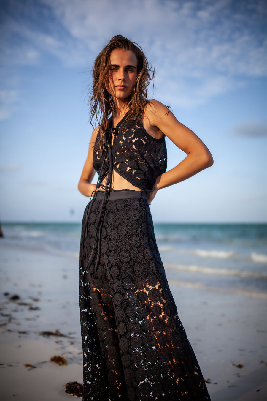 Pamela Doily Lace Pants