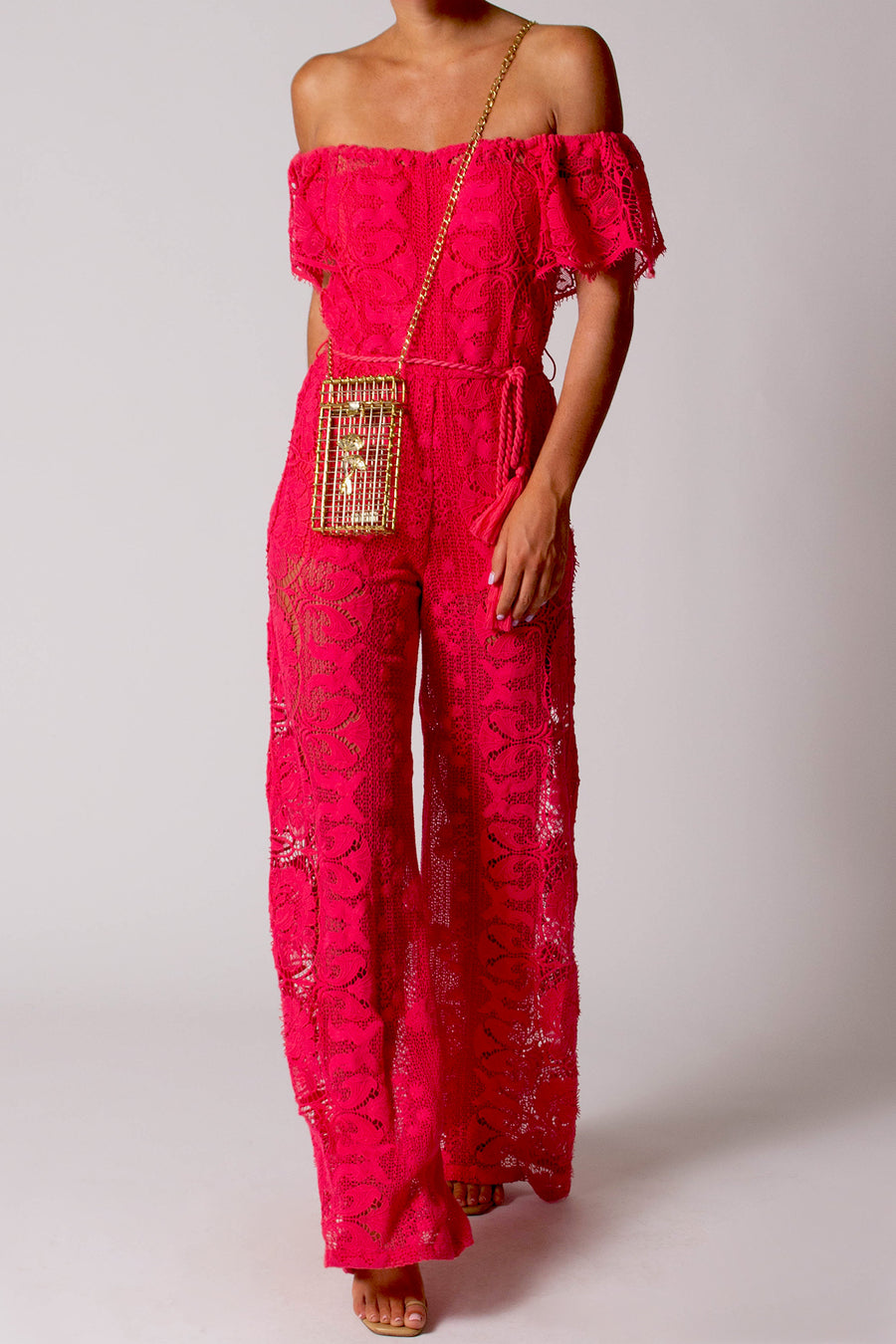 Brisa Butterfly Scallop Jumpsuit