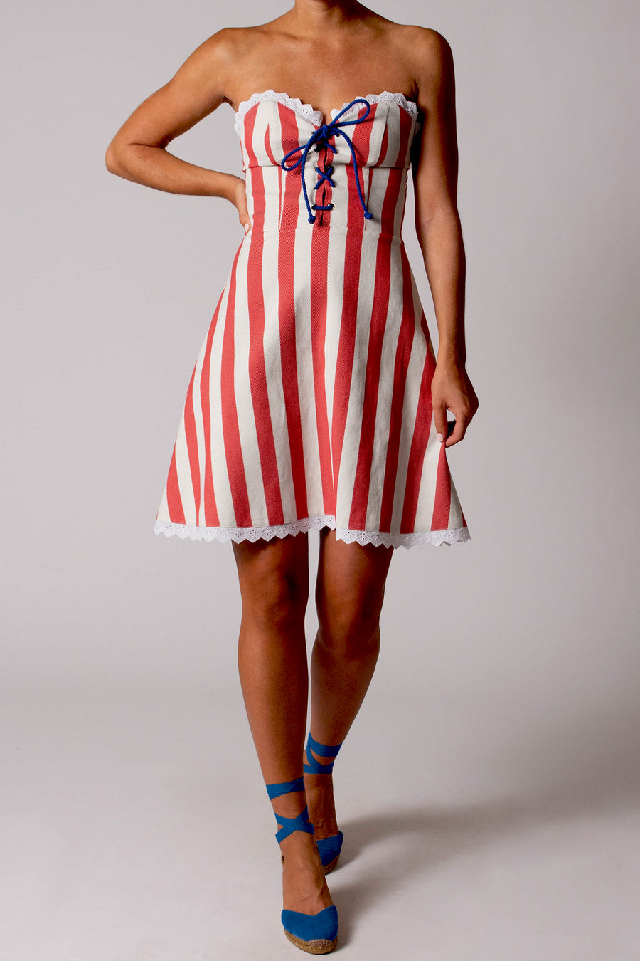 Fiorella Nautical Busatti Mini Dress Miguelina Fiorella Nautical Busatti Mini Dress Miguelina