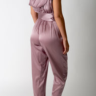 Gigi printed cotton jumpsuit