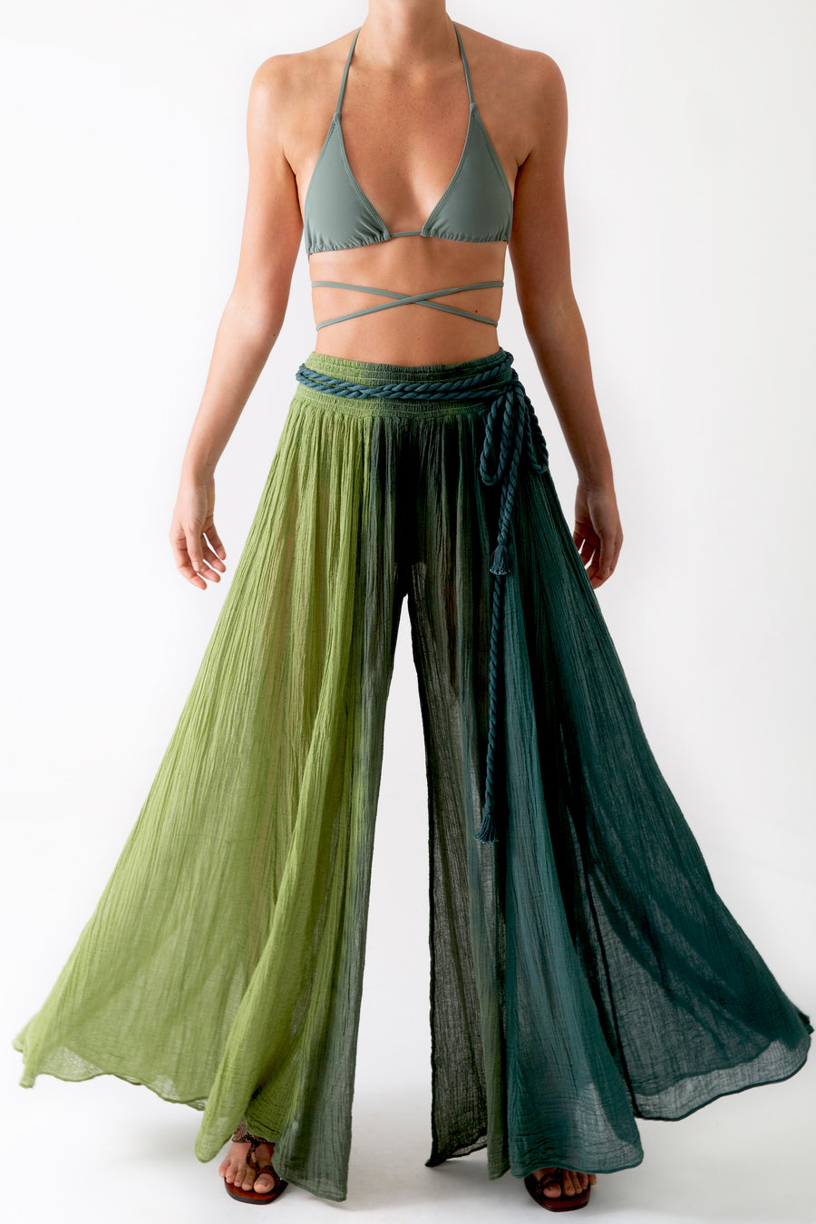 Solange Gauze Beach Pant - Cactus