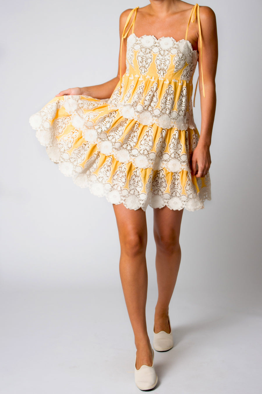 Gwendolyn Hummingbird Embroidered Dress