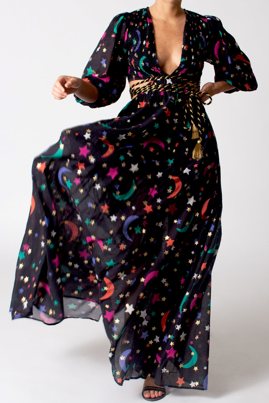 Farrah Constellation Gauze Dress