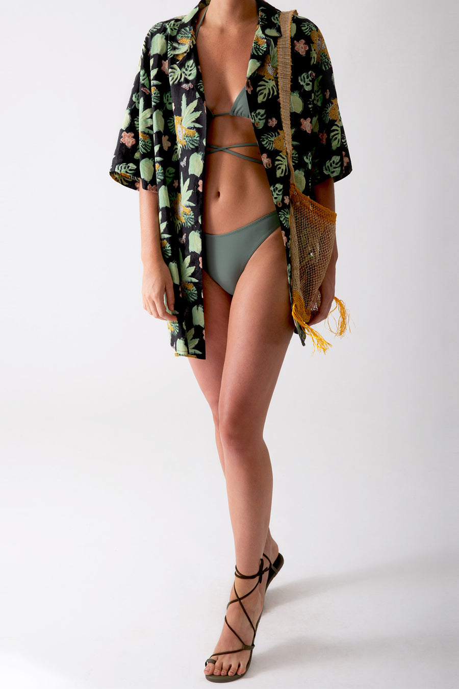 Block-Printed Jungle Evan Shirt