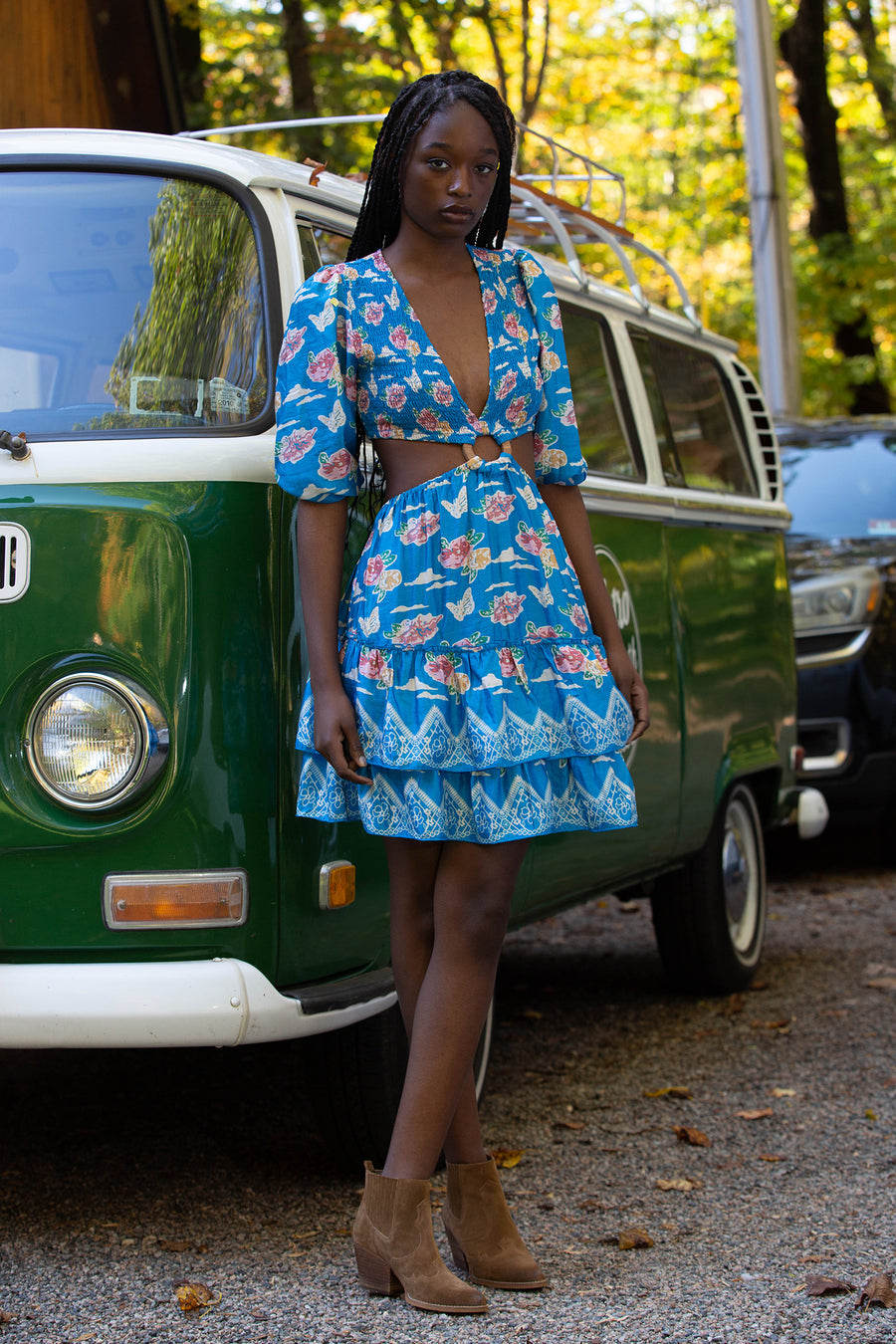 Naya Cotton Silk Mini Dress
