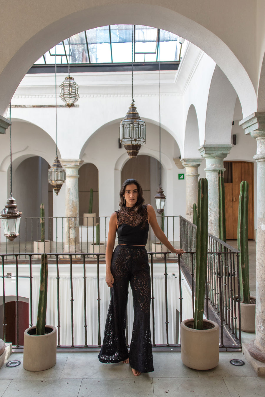 Pamela Eyelet Pant